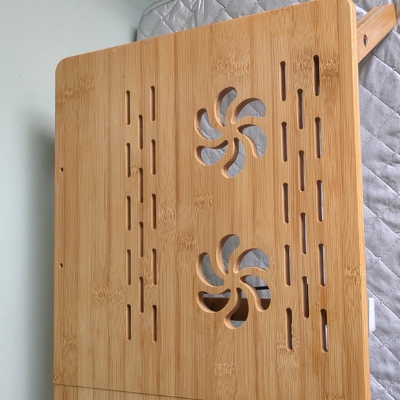 Bamboo Portable / Foldable Laptop Table / Desk - Picture 6 of 11